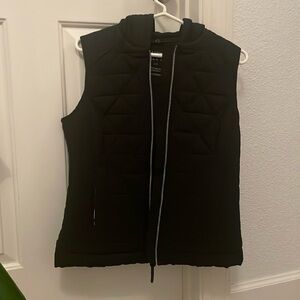 Marc New York black hooded vest